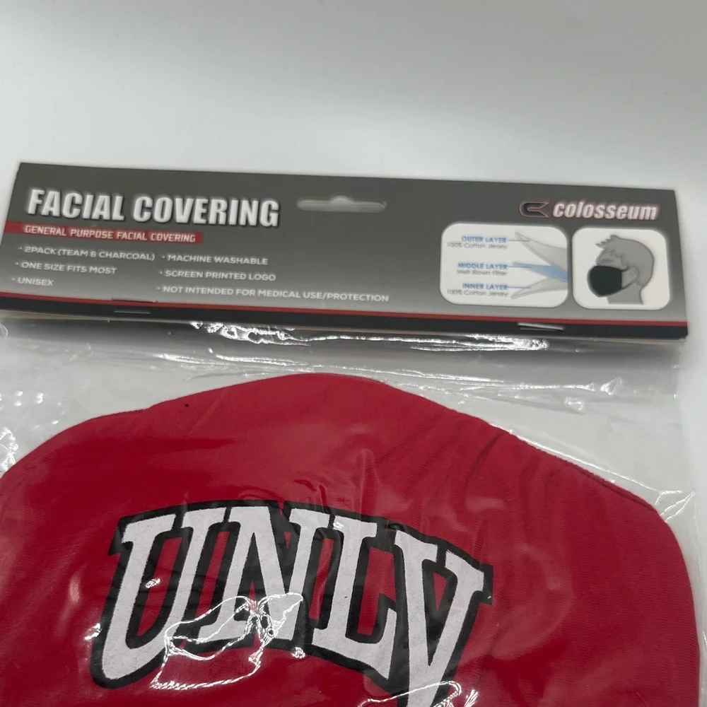 Colosseum Red UNLV Facial Covering